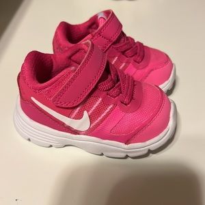 Nike FusionX Baby Infant Pink Sneakers with Velcro